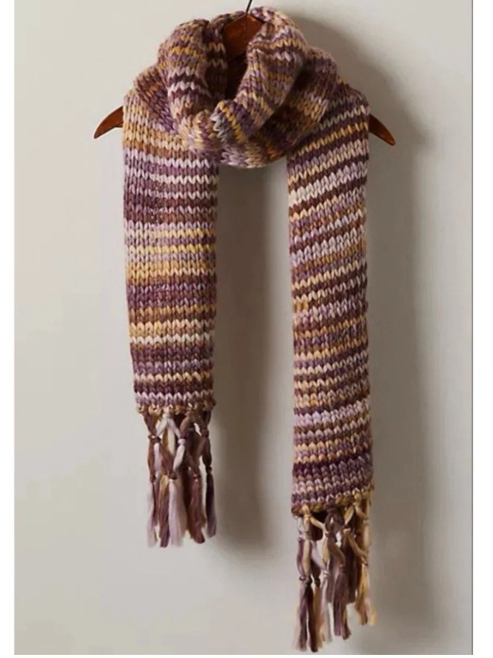 NWOT Free People All Mine Woven Knit Scarf